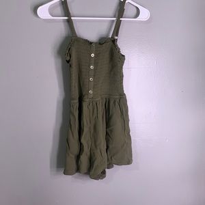 Green jumpsuit
